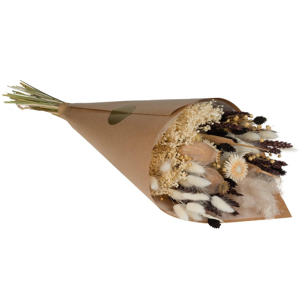 Droogbloemen - Field Bouquet Exclusive Large - Brown&White - ↕60cm