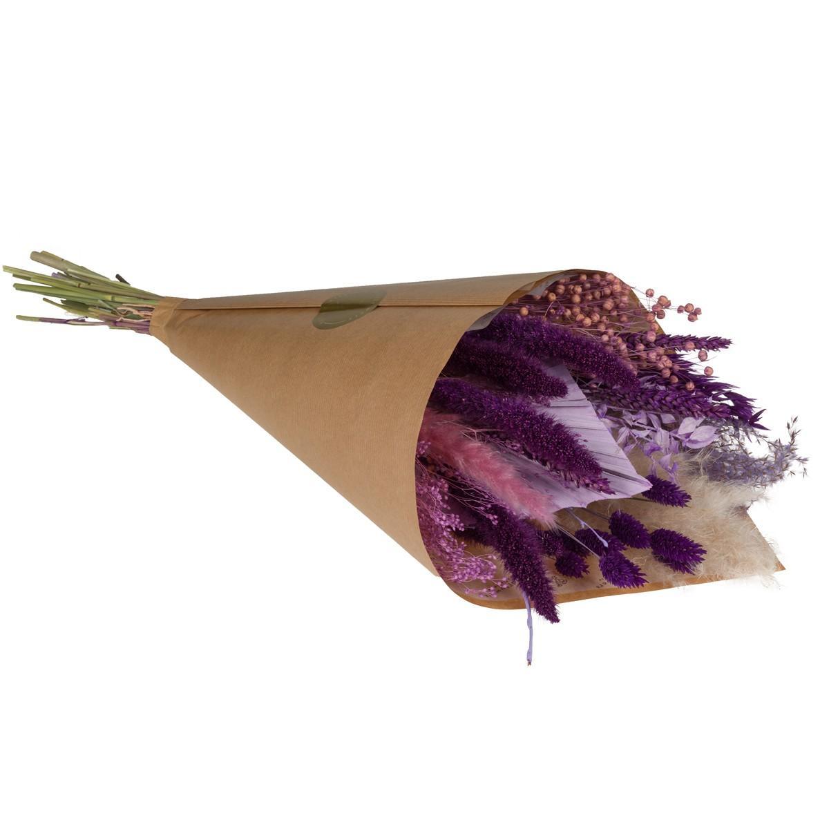 Droogbloemen - Field Bouquet Exclusive Large - Purple - ↕60cm