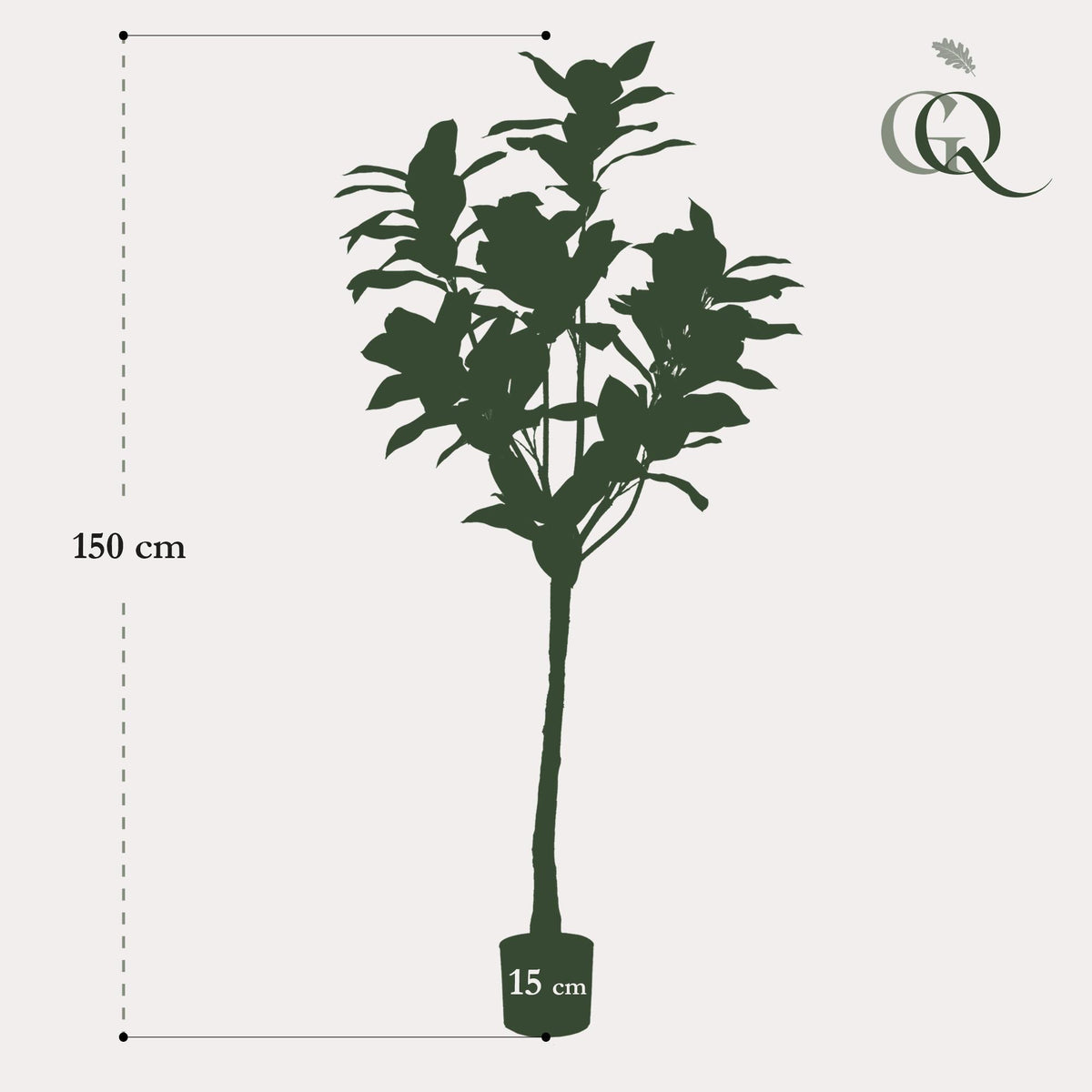 Kunstplant - Magnolia Grandiflora- 150 cm