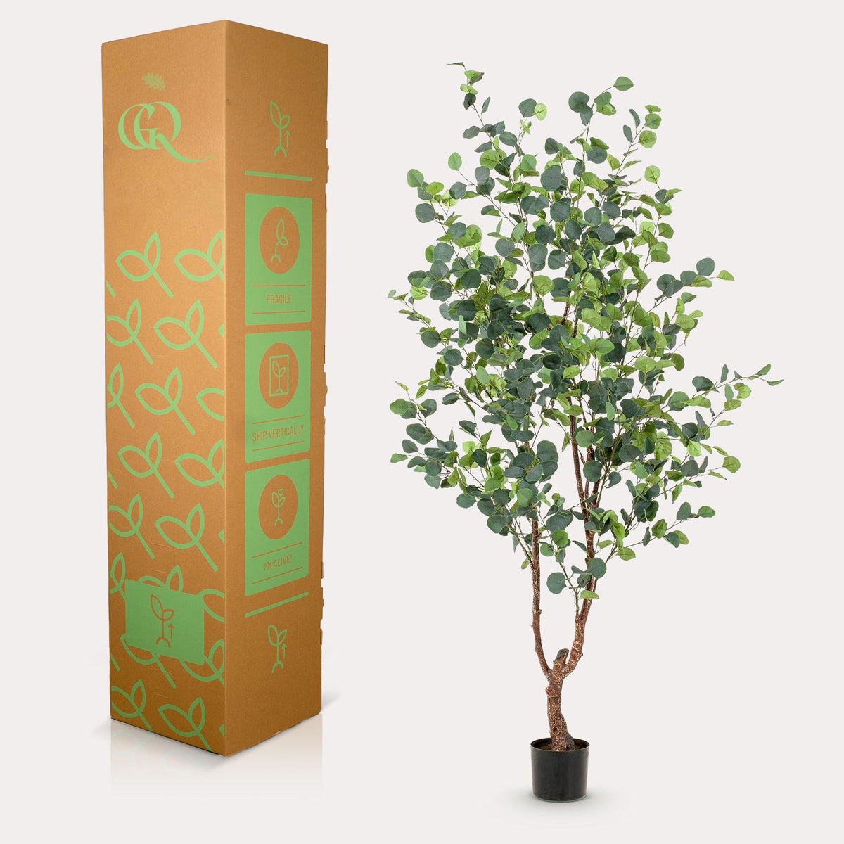 Kunstplant - Eucalyptus - Blauwe Gomboom- 180 cm